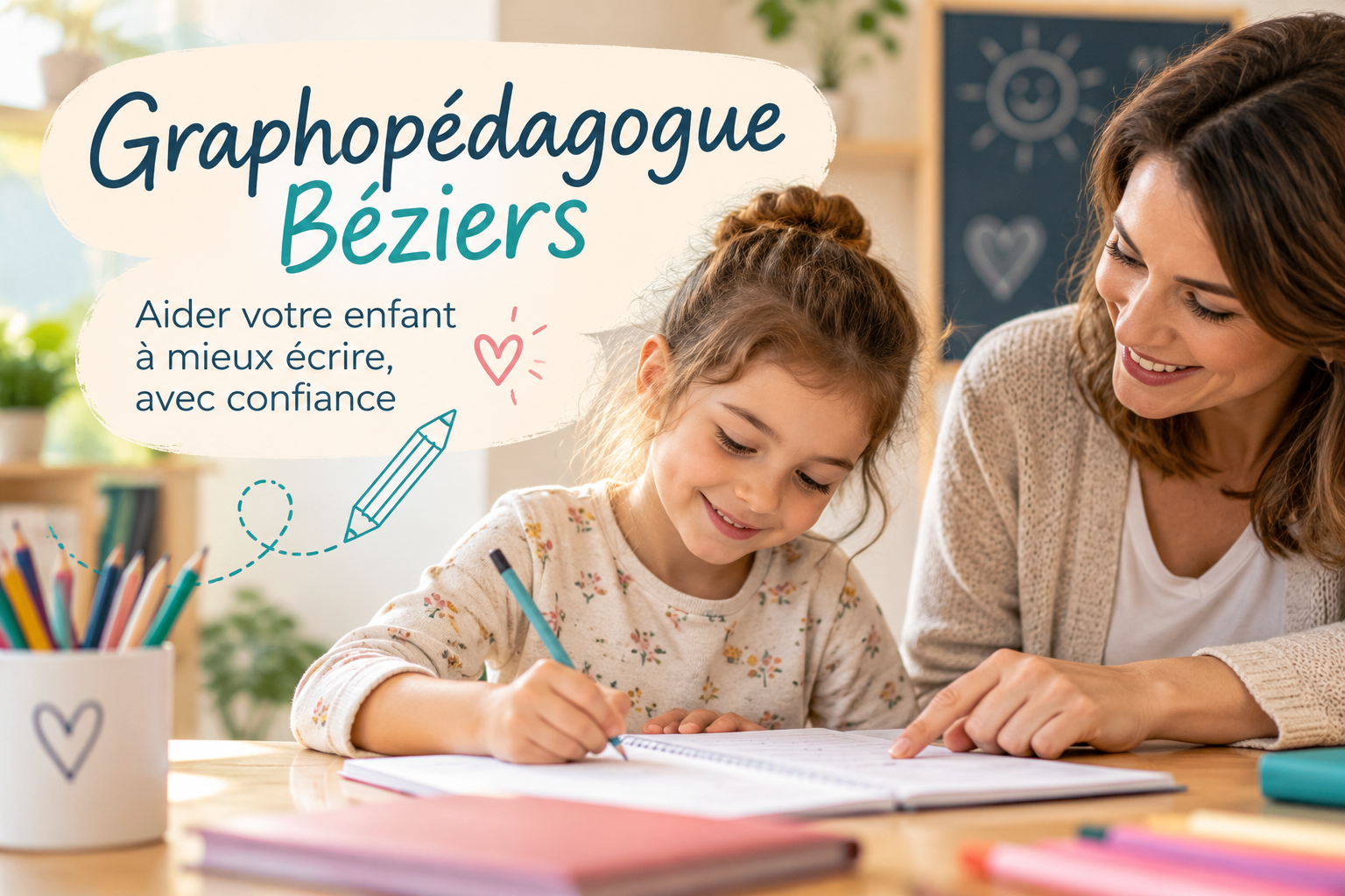 Graphopédagogue Béziers : comment aider son enfant à mieux écrire ?