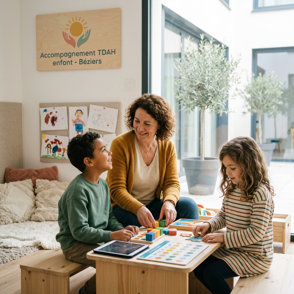 Accompagnement TDAH enfant à Béziers : comment aider son enfant au quotidien ?